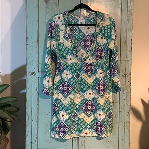 Anthropologie Printed Tunic Dress